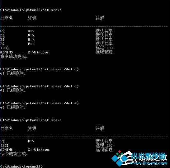 Win10如何关闭默认共享？