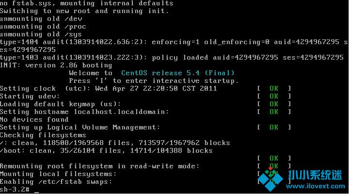 Linux密码找回方法