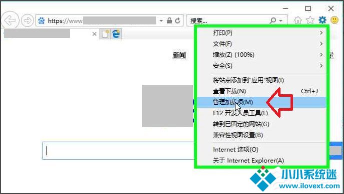Win10系统IE浏览器禁用加载项的方法