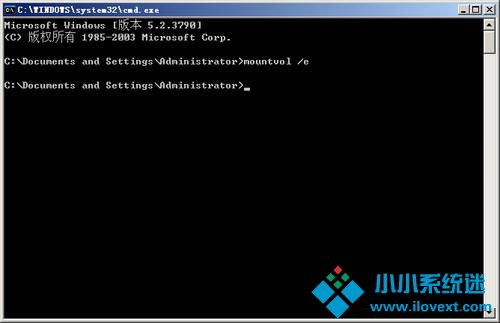 Win2003外接硬盘盘符永久存在的设置方