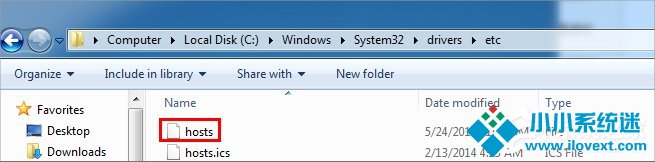Windows7电脑hosts文件在哪？