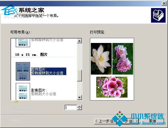  WinXP如何在一张纸上打印多幅图片