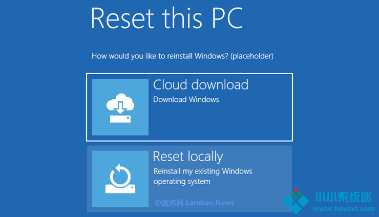 Win10云下载和本地重新安装哪个好